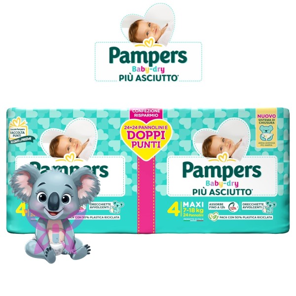 Pampers Baby Dry 4 48 Pz