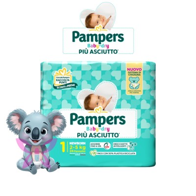 Pampers Baby Dry 1 24 Pz