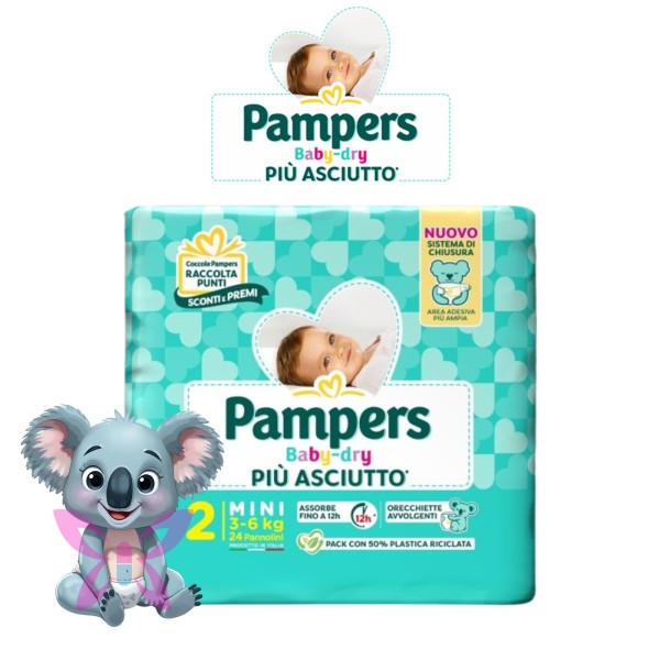 Pampers Baby Dry 2 24 Pz