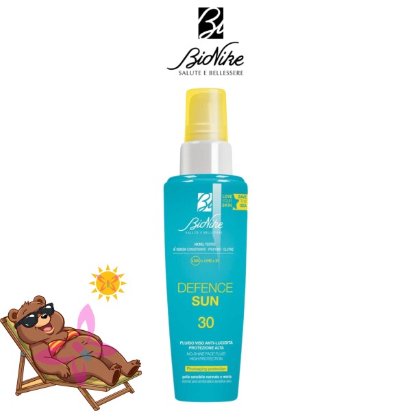Bionike Fluido Viso SPF30 Anti Lucidità