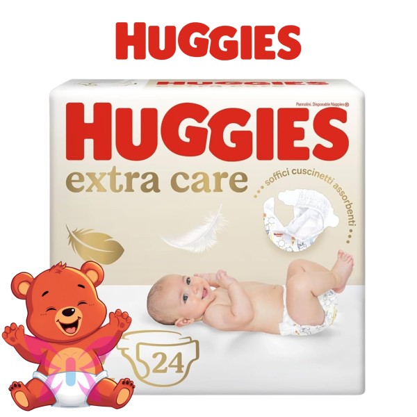 Pannolini Huggies Taglia 2 24 pezzi