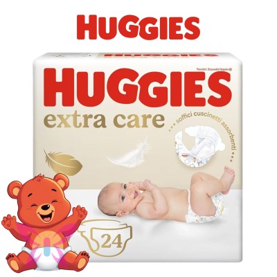Pannolini Huggies Taglia 2 24 pezzi