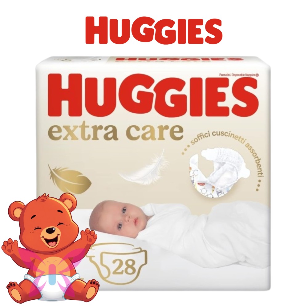 Huggies Extra Care 2-5 kg 28 pz