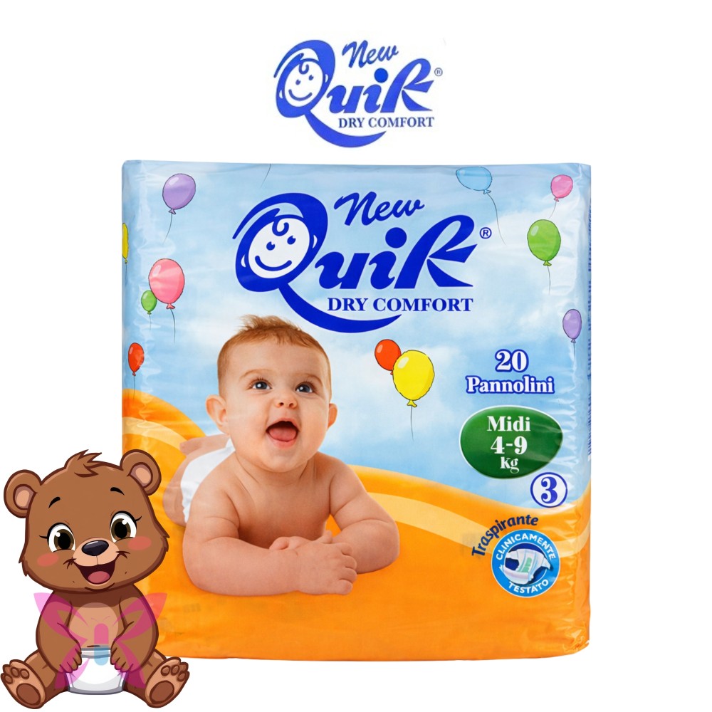 Quik Pannolini 3 Midi 4-9 kg 20 pz