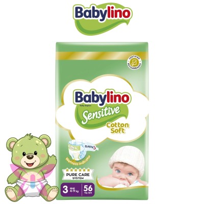 Babylino Sensitive 3 4-9 kg 56 pz