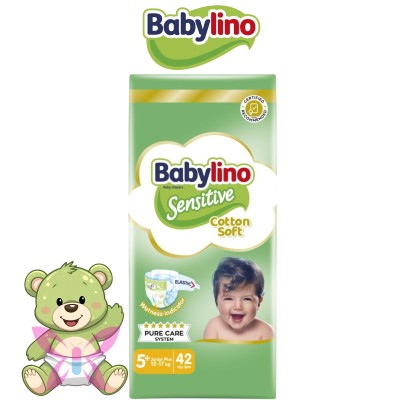Babylino Sensitive 5+ 13-27 kg 42 pz