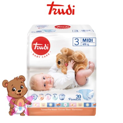 Trudi Pannolini 3 4-9 kg 20 pz