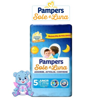 Pampers Sole e Luna 5 15 pezzi