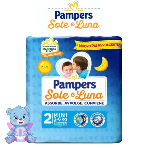 Pampers Sole e Luna 2 21 pezzi