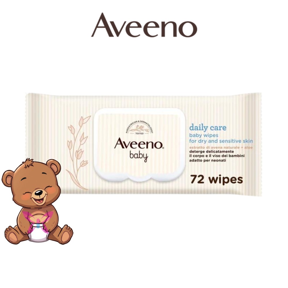 Aveeno Baby Salviettine 72 pezzi
