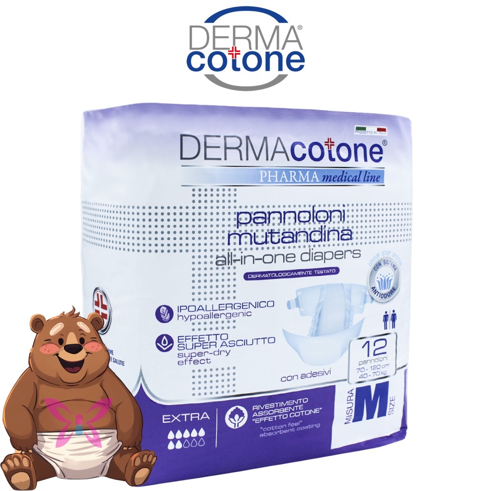 Dermacotone Pannolone Mutandina M 12 pezzi
