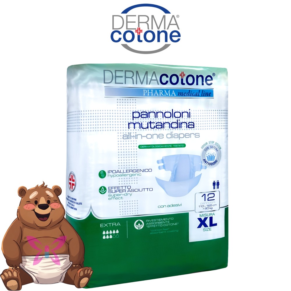 Dermacotone Pannolone Mutandina XL 12 pezzi
