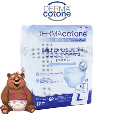 Dermacotone Pants Large 8 pezzi