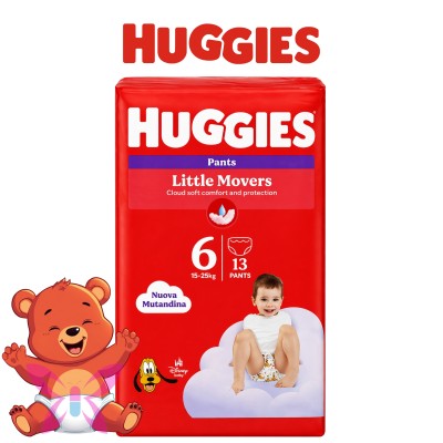 Huggies Mutandina 6 15-25 kg 13 pezzi
