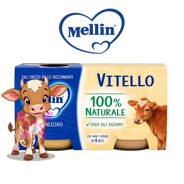 Mellin Omogeneizzato Vitello 2x120 g
