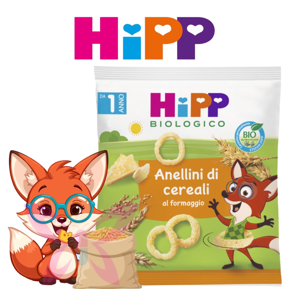 HiPP Bio Anellini ai Cereali 25 g