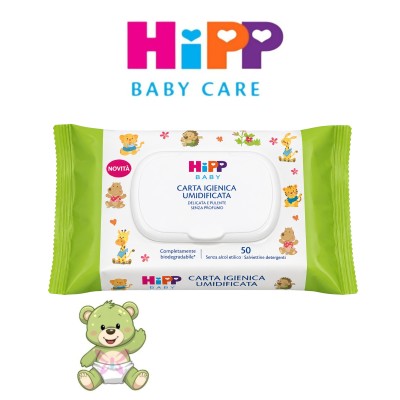 Carta Igienica Umidificata HiPP 50 pz | Delicata Bambini