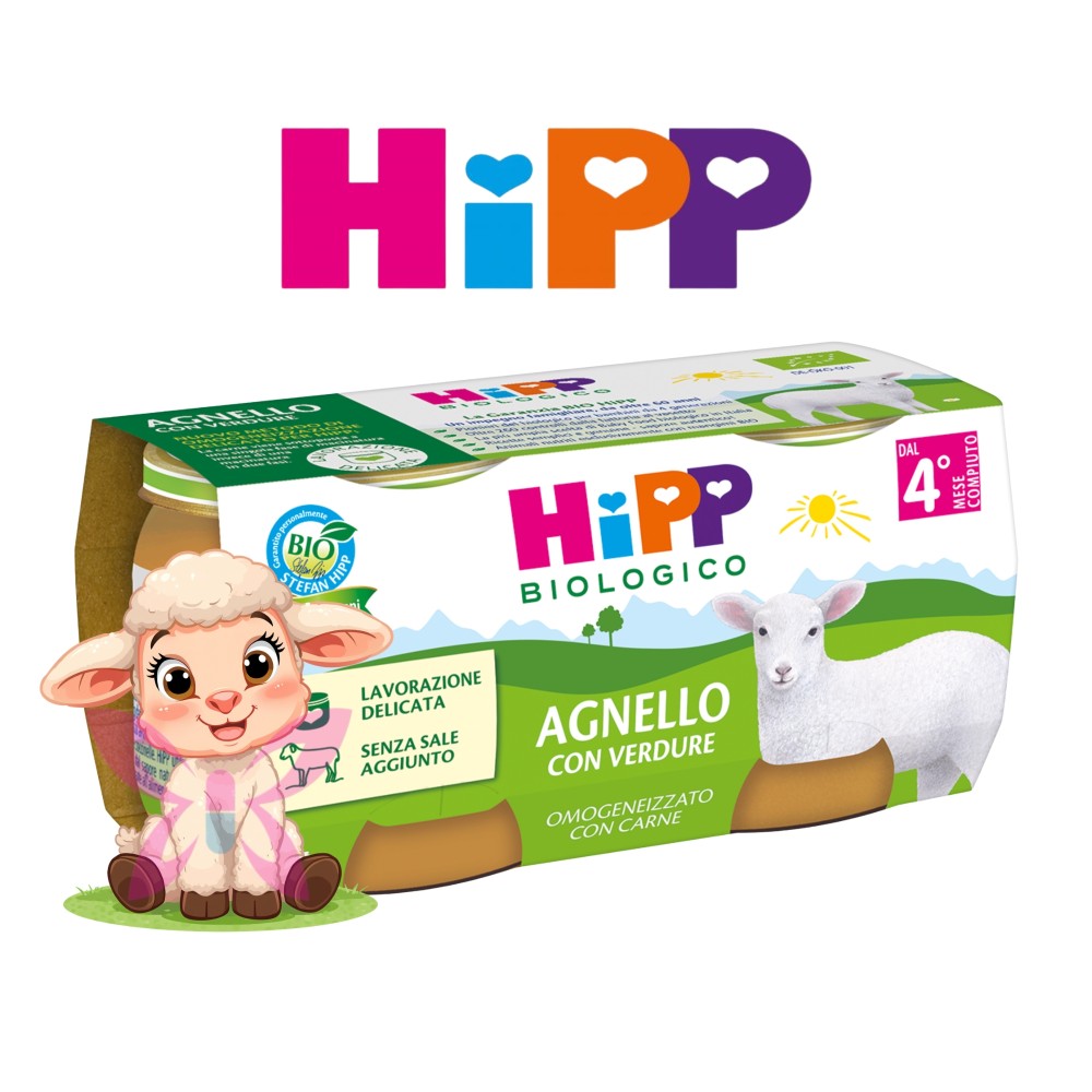 HiPP Bio Omogeneizzato Agnello 2x80 g
