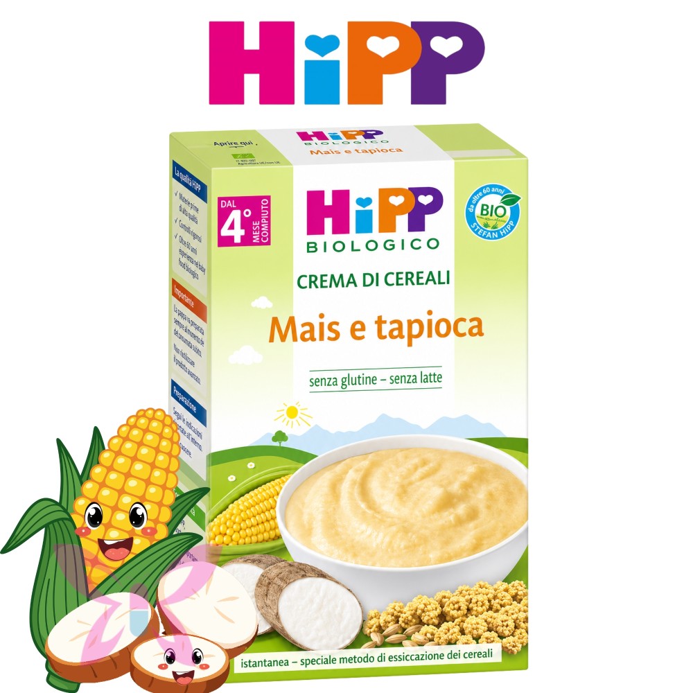 HiPP Bio Crema di Mais e Tapioca 200 g
