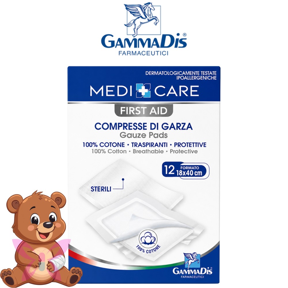 Medi Care Compresse Garza 18x40 cm

