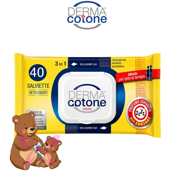Dermacotone Salviettine Anti Zanzare 40 pezzi
