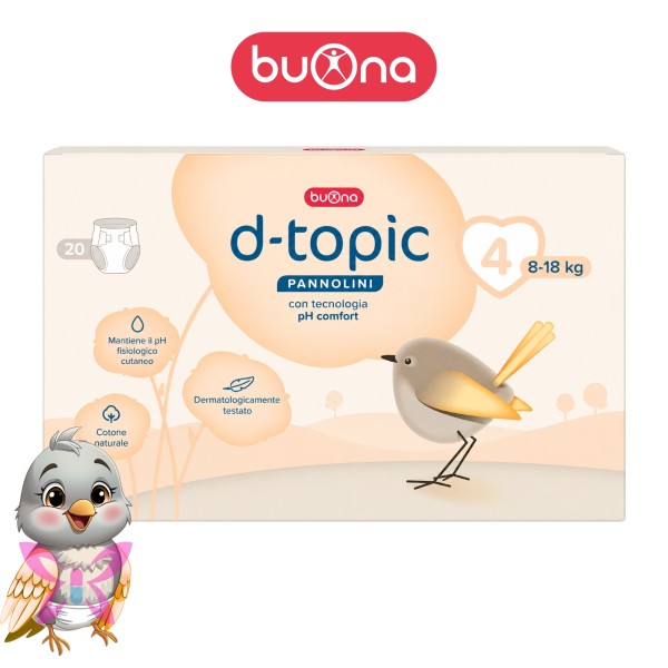 D-Topic Pannolini Taglia 4 20 Pezzi