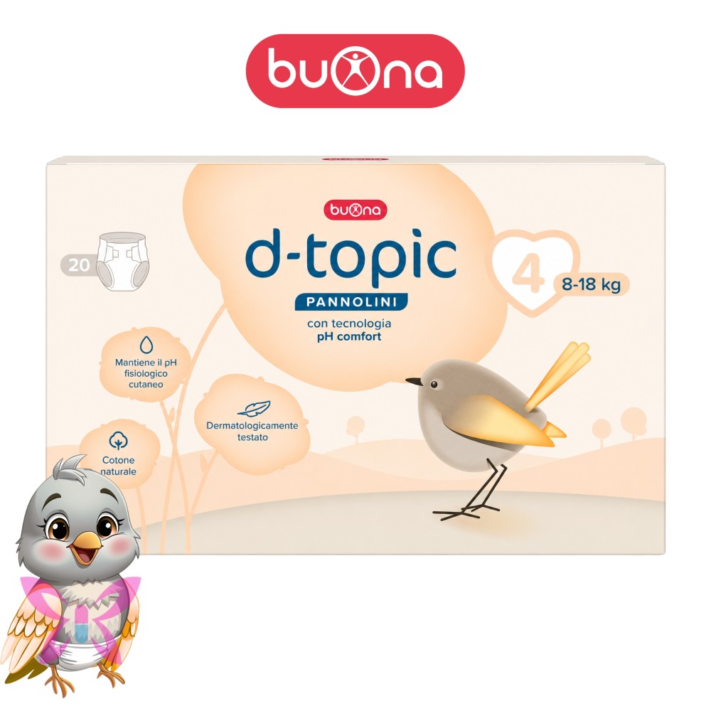 D-Topic Pannolini Taglia 4 20 Pezzi