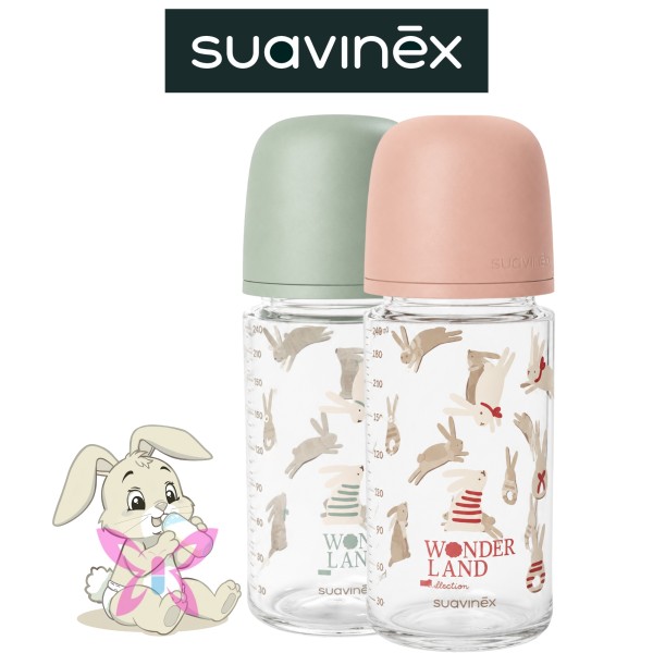Suavinex Wonder Bunny Biberon Vetro 240ml
