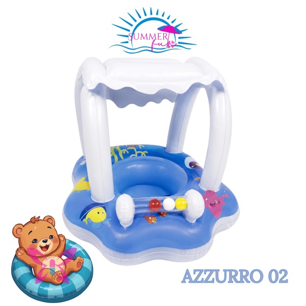 Canotto Gonfiabile Bambini Parasole
