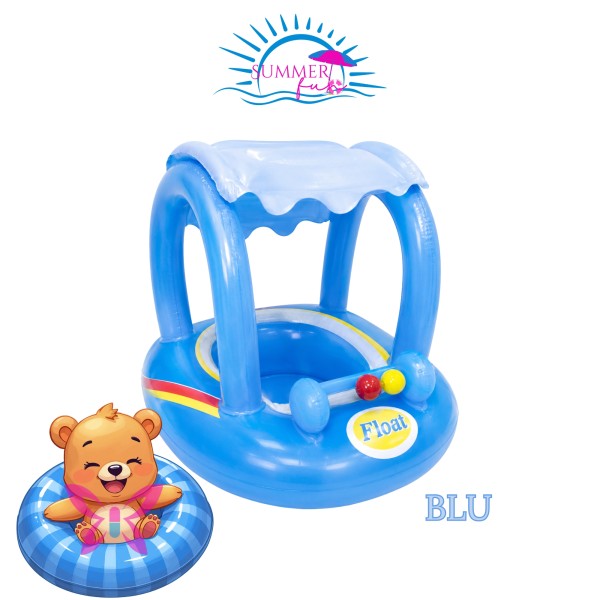 Canotto Gonfiabile Bambini Parasole