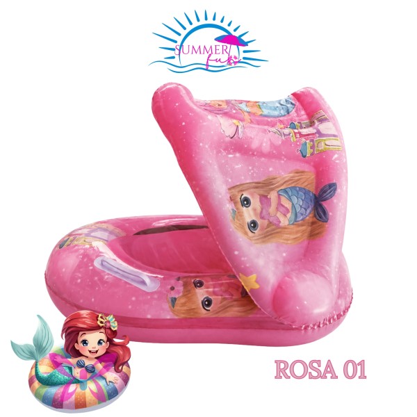 Canotto Gonfiabile Bambini Parasole