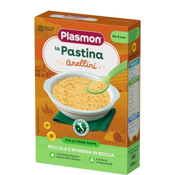 PLASMON PASTINA ANELLINI 340G