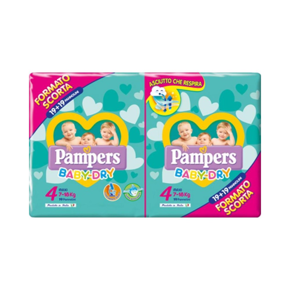 PAMPERS BABY DRY TAGLIA 4